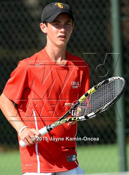 Thumbnail 2 in CIF SoCal Regional Boys Tennis Championships (Day 1 Action/Team Photos)  photogallery.
