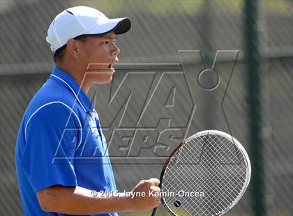 Thumbnail 2 in CIF SoCal Regional Boys Tennis Championships (Day 1 Action/Team Photos)  photogallery.