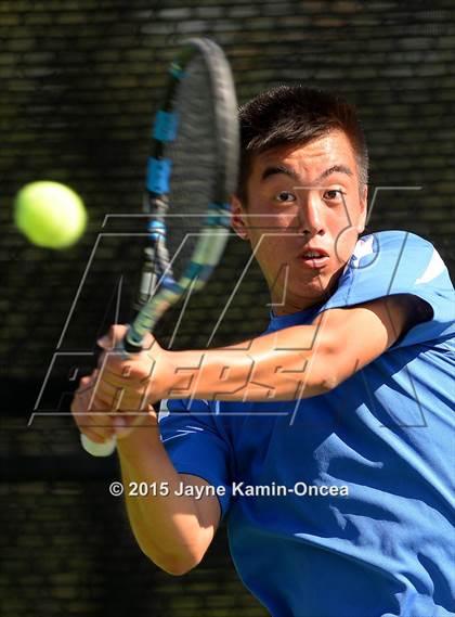 Thumbnail 1 in CIF SoCal Regional Boys Tennis Championships (Day 1 Action/Team Photos)  photogallery.