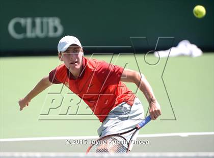 Thumbnail 3 in CIF SoCal Regional Boys Tennis Championships (Day 1 Action/Team Photos)  photogallery.