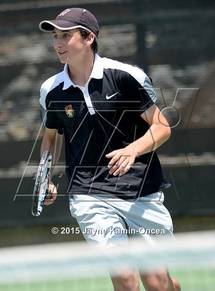 Thumbnail 3 in CIF SoCal Regional Boys Tennis Championships (Day 1 Action/Team Photos)  photogallery.