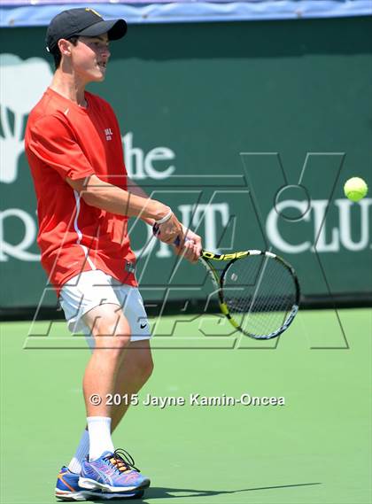 Thumbnail 2 in CIF SoCal Regional Boys Tennis Championships (Day 1 Action/Team Photos)  photogallery.