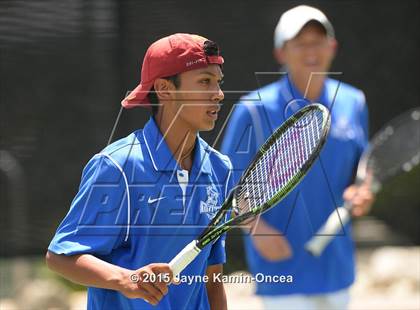 Thumbnail 1 in CIF SoCal Regional Boys Tennis Championships (Day 1 Action/Team Photos)  photogallery.