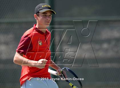 Thumbnail 2 in CIF SoCal Regional Boys Tennis Championships (Day 1 Action/Team Photos)  photogallery.