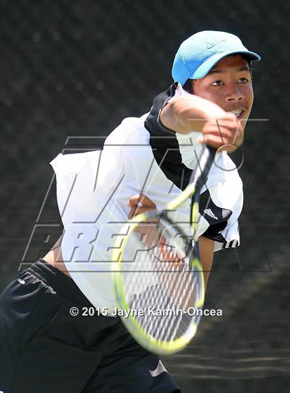 Thumbnail 1 in CIF SoCal Regional Boys Tennis Championships (Day 1 Action/Team Photos)  photogallery.