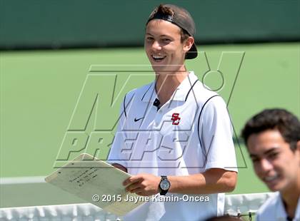 Thumbnail 3 in CIF SoCal Regional Boys Tennis Championships (Day 1 Action/Team Photos)  photogallery.