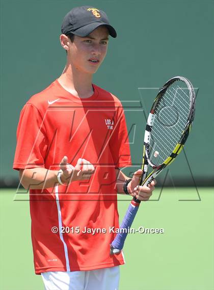 Thumbnail 2 in CIF SoCal Regional Boys Tennis Championships (Day 1 Action/Team Photos)  photogallery.