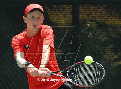 Thumbnail 2 in CIF SoCal Regional Boys Tennis Championships (Day 1 Action/Team Photos)  photogallery.