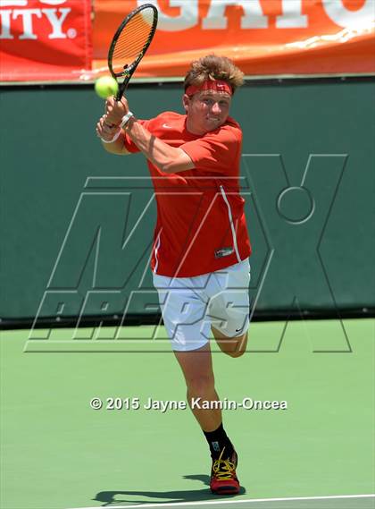Thumbnail 1 in CIF SoCal Regional Boys Tennis Championships (Day 1 Action/Team Photos)  photogallery.