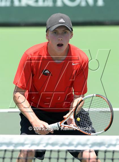 Thumbnail 1 in CIF SoCal Regional Boys Tennis Championships (Day 1 Action/Team Photos)  photogallery.