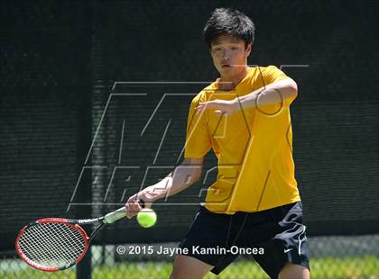 Thumbnail 2 in CIF SoCal Regional Boys Tennis Championships (Day 1 Action/Team Photos)  photogallery.