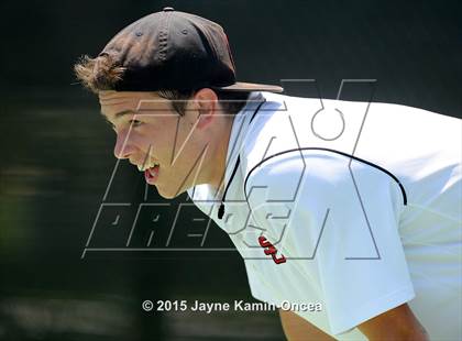 Thumbnail 2 in CIF SoCal Regional Boys Tennis Championships (Day 1 Action/Team Photos)  photogallery.