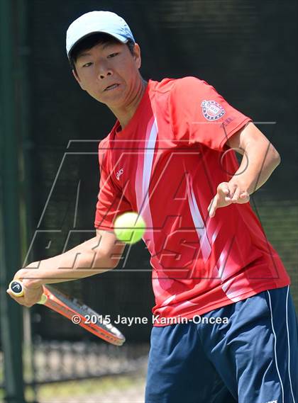 Thumbnail 1 in CIF SoCal Regional Boys Tennis Championships (Day 1 Action/Team Photos)  photogallery.