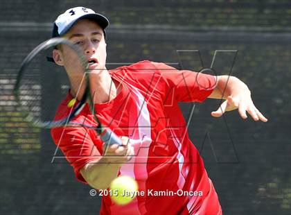 Thumbnail 2 in CIF SoCal Regional Boys Tennis Championships (Day 1 Action/Team Photos)  photogallery.