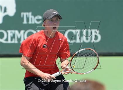 Thumbnail 3 in CIF SoCal Regional Boys Tennis Championships (Day 1 Action/Team Photos)  photogallery.