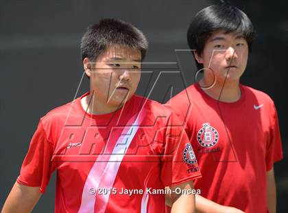 Thumbnail 1 in CIF SoCal Regional Boys Tennis Championships (Day 1 Action/Team Photos)  photogallery.