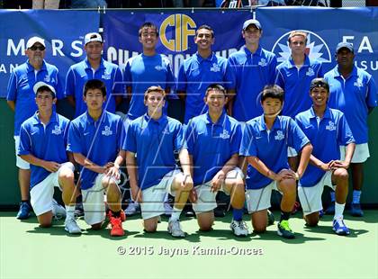 Thumbnail 3 in CIF SoCal Regional Boys Tennis Championships (Day 1 Action/Team Photos)  photogallery.