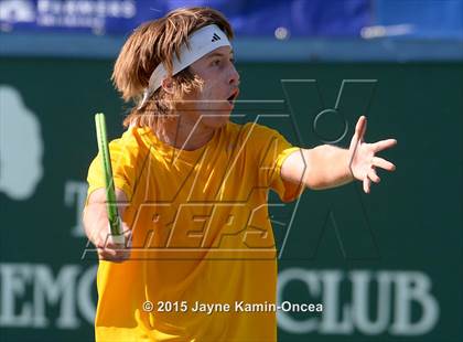 Thumbnail 3 in CIF SoCal Regional Boys Tennis Championships (Day 1 Action/Team Photos)  photogallery.
