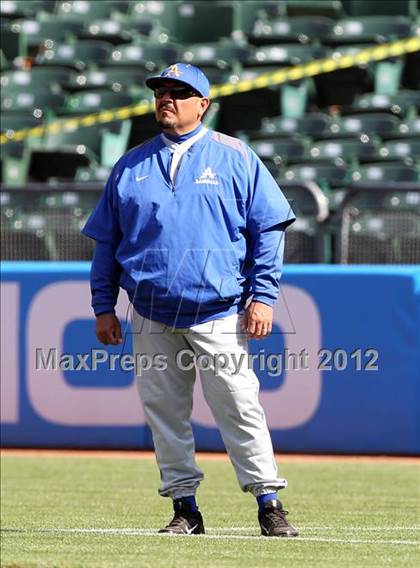 Thumbnail 1 in De La Salle vs. Bishop Amat (Dave Stewart/Oakland A's Showdown) photogallery.