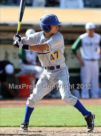 Thumbnail 1 in De La Salle vs. Bishop Amat (Dave Stewart/Oakland A's Showdown) photogallery.