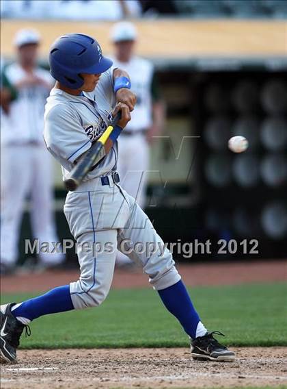 Thumbnail 1 in De La Salle vs. Bishop Amat (Dave Stewart/Oakland A's Showdown) photogallery.
