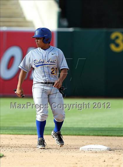 Thumbnail 1 in De La Salle vs. Bishop Amat (Dave Stewart/Oakland A's Showdown) photogallery.