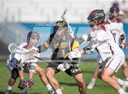 Thumbnail 2 in Cheyenne Mountain vs. Green Mountain 2019 CHSAA 4A Playoffs photogallery.