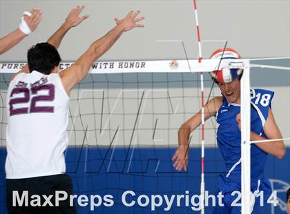 Thumbnail 1 in Laguna Beach vs. Saddleback Valley Christian (CIF SoCal D3 Regional Final) photogallery.