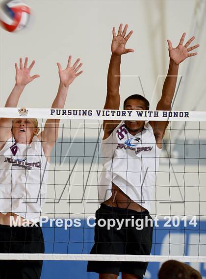Thumbnail 1 in Laguna Beach vs. Saddleback Valley Christian (CIF SoCal D3 Regional Final) photogallery.