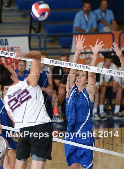 Thumbnail 1 in Laguna Beach vs. Saddleback Valley Christian (CIF SoCal D3 Regional Final) photogallery.