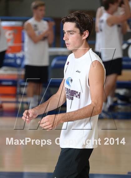 Thumbnail 1 in Laguna Beach vs. Saddleback Valley Christian (CIF SoCal D3 Regional Final) photogallery.