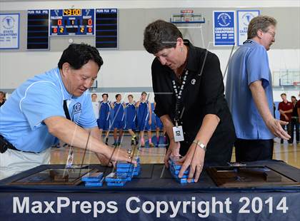 Thumbnail 1 in Laguna Beach vs. Saddleback Valley Christian (CIF SoCal D3 Regional Final) photogallery.