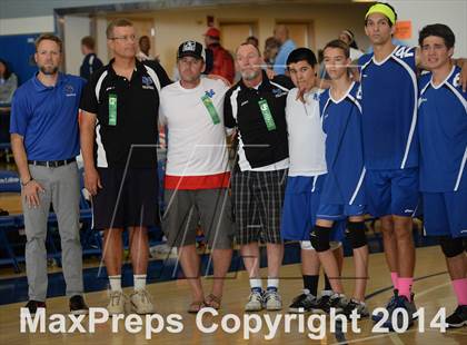 Thumbnail 1 in Laguna Beach vs. Saddleback Valley Christian (CIF SoCal D3 Regional Final) photogallery.