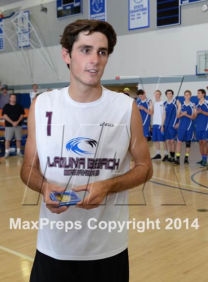 Thumbnail 2 in Laguna Beach vs. Saddleback Valley Christian (CIF SoCal D3 Regional Final) photogallery.
