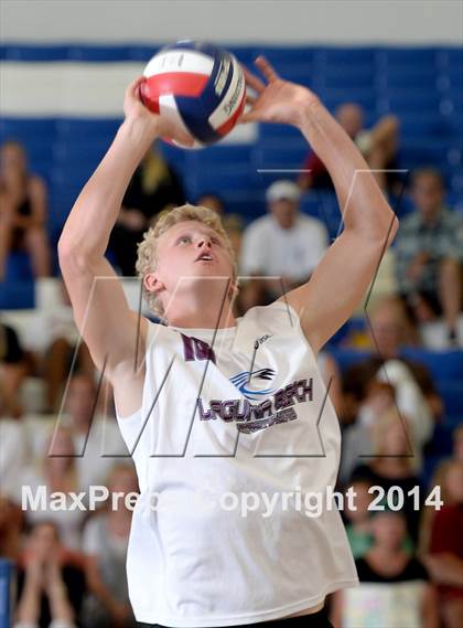 Thumbnail 3 in Laguna Beach vs. Saddleback Valley Christian (CIF SoCal D3 Regional Final) photogallery.