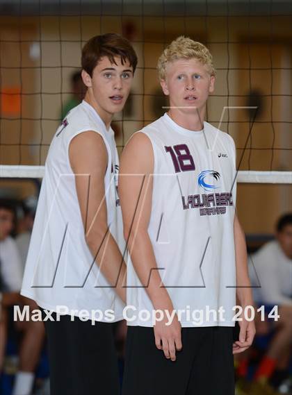 Thumbnail 1 in Laguna Beach vs. Saddleback Valley Christian (CIF SoCal D3 Regional Final) photogallery.