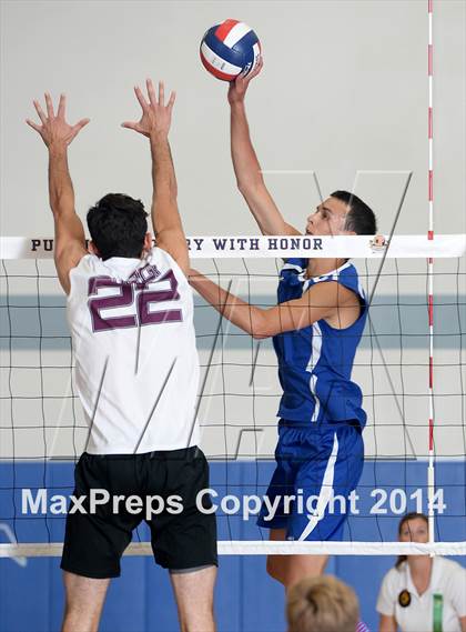 Thumbnail 1 in Laguna Beach vs. Saddleback Valley Christian (CIF SoCal D3 Regional Final) photogallery.