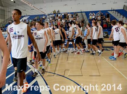 Thumbnail 1 in Laguna Beach vs. Saddleback Valley Christian (CIF SoCal D3 Regional Final) photogallery.