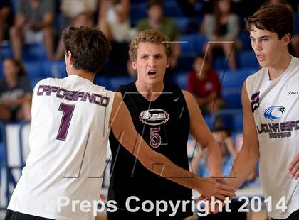Thumbnail 1 in Laguna Beach vs. Saddleback Valley Christian (CIF SoCal D3 Regional Final) photogallery.