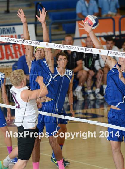 Thumbnail 1 in Laguna Beach vs. Saddleback Valley Christian (CIF SoCal D3 Regional Final) photogallery.