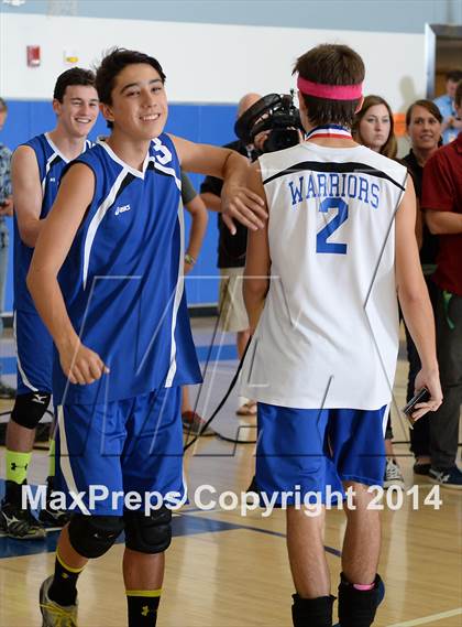 Thumbnail 2 in Laguna Beach vs. Saddleback Valley Christian (CIF SoCal D3 Regional Final) photogallery.