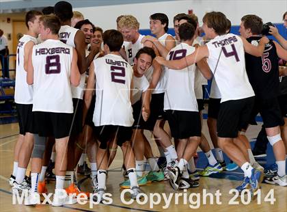 Thumbnail 1 in Laguna Beach vs. Saddleback Valley Christian (CIF SoCal D3 Regional Final) photogallery.