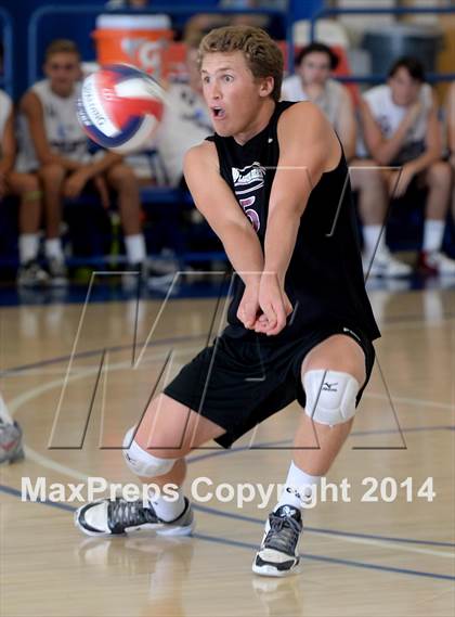 Thumbnail 1 in Laguna Beach vs. Saddleback Valley Christian (CIF SoCal D3 Regional Final) photogallery.