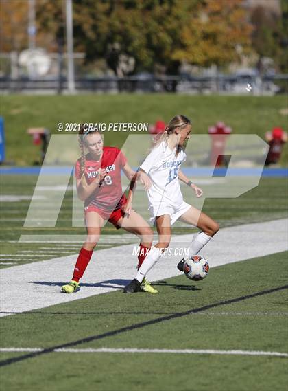 Thumbnail 1 in Crimson Cliffs vs. Sky View (UHSAA 4A Semifinal) photogallery.