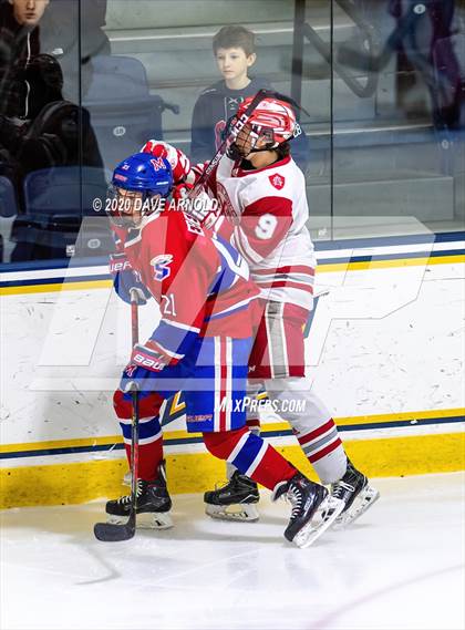 Thumbnail 1 in St. Andrews College vs Mount St. Charles Academy (True Prep Cup Final) photogallery.