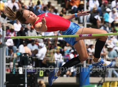 Thumbnail 2 in CIF State Championships (Girls High Jump - Final) photogallery.