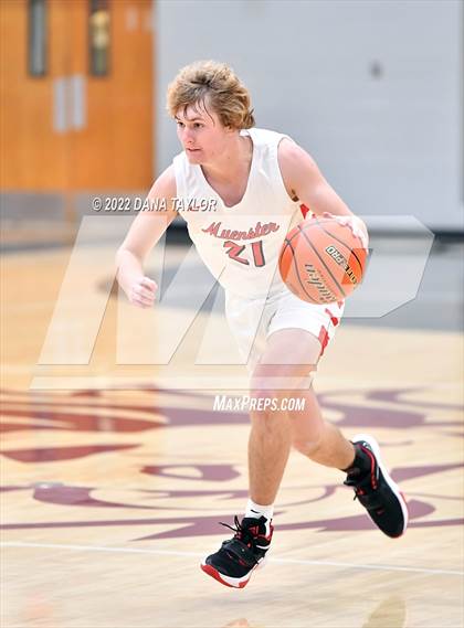 Thumbnail 2 in Bethesda Christian vs Muenster (Mesquite Pit Classic Tournament) photogallery.