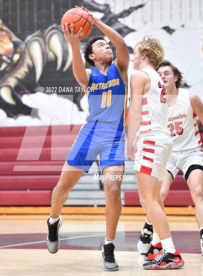 Thumbnail 2 in Bethesda Christian vs Muenster (Mesquite Pit Classic Tournament) photogallery.