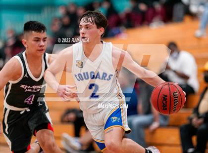 Thumbnail 2 in Shadow Hills vs. Del Campo (Simply Basketball Showcase) photogallery.