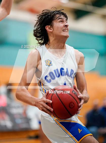 Thumbnail 1 in Shadow Hills vs. Del Campo (Simply Basketball Showcase) photogallery.
